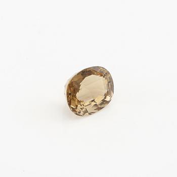 Loose, step-cut citrine, likely from Wiwen Nilsson's workshop.