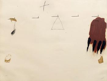 ANTONI TÀPIES, carborundum signerad och numrerad HC.