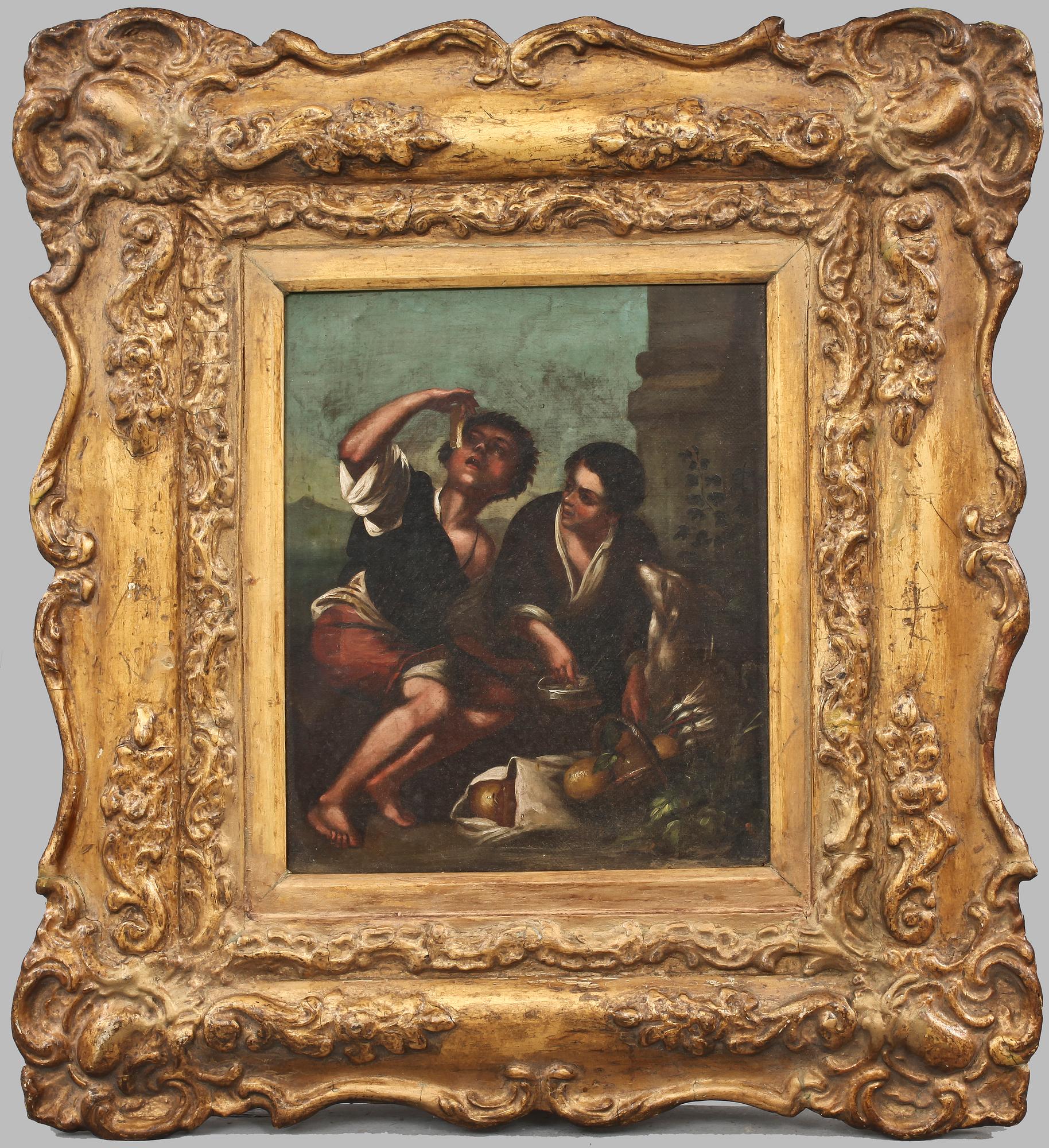OKÄND KONSTNÄR, olja på duk, 1800-talets första hälft.