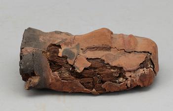 MASK, skuret trä, Egypten, sannolikt sentid 664-331 f Kr.
