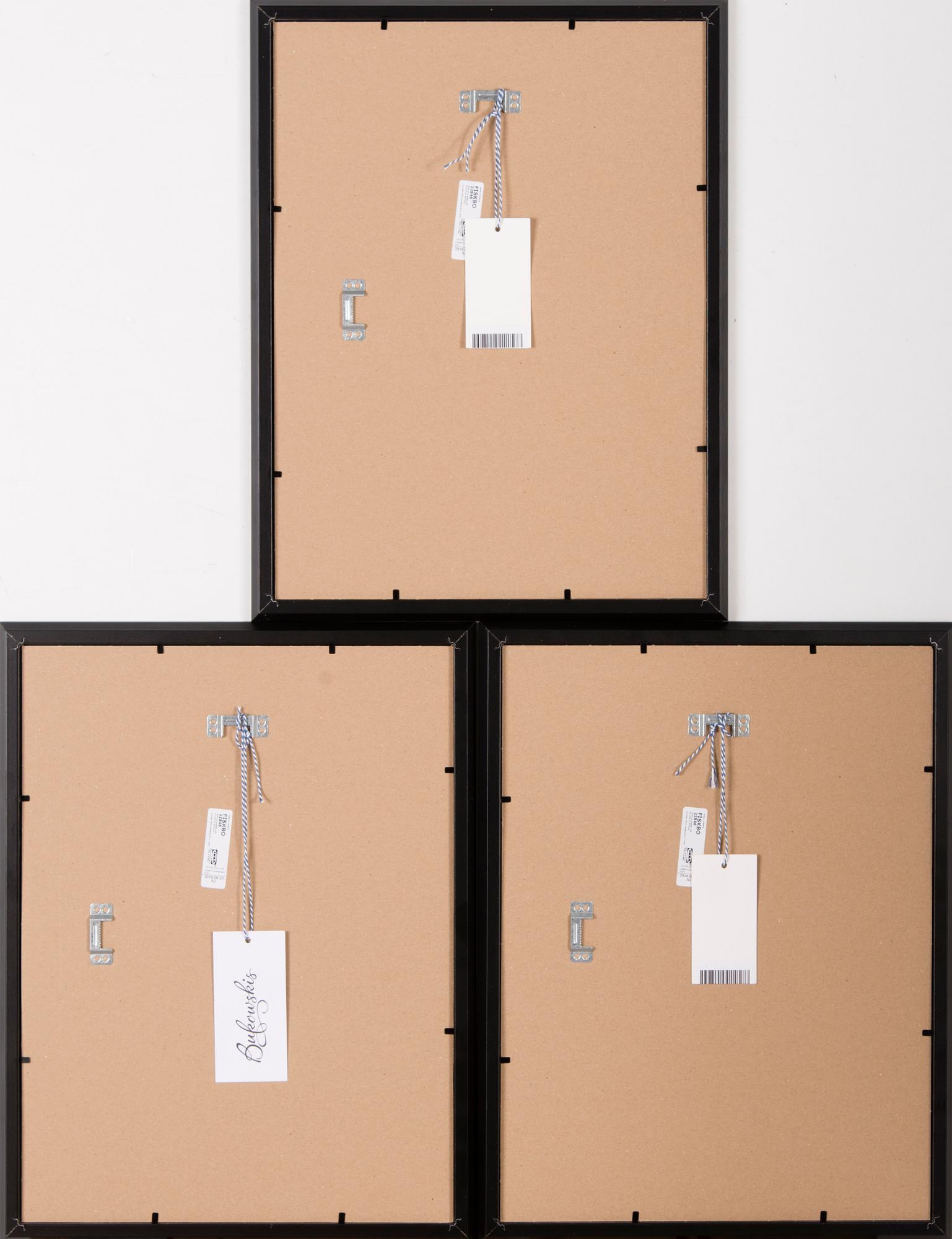 MATTI VISANTI, litografier, 3 st, signerade och i plåten daterade 1940.