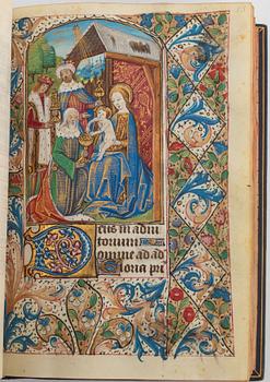 Book of Hours, in Latin and French, illuminated manuscript on vellum
[France (probably Rouen), c. 1470].