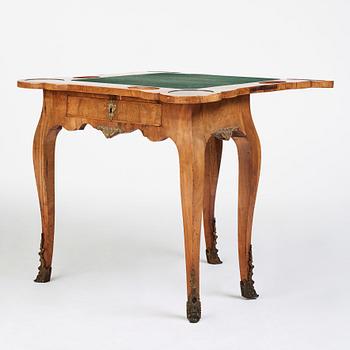 A Swedish Rococo games table by Ch Linning.