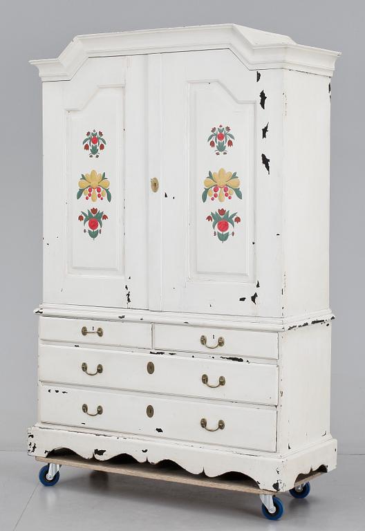 SALSSKÅP, barockstil, tidigt 1800-tal.