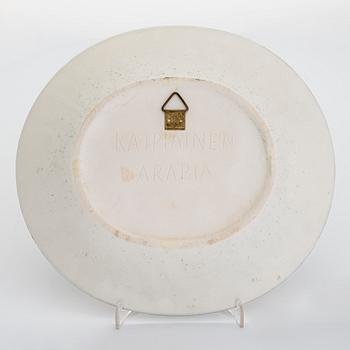 Birger Kaipiainen, a decorative plate signed Kaipiainen Arabia.