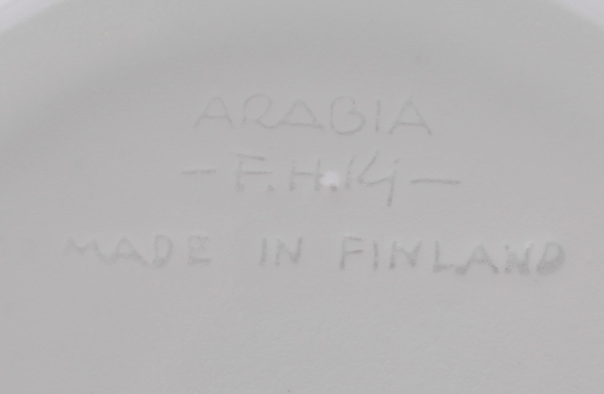 SERVISPORSLIN, 23 delar, risporslin, Friedl Holzer-Kjellberg, Arabia.