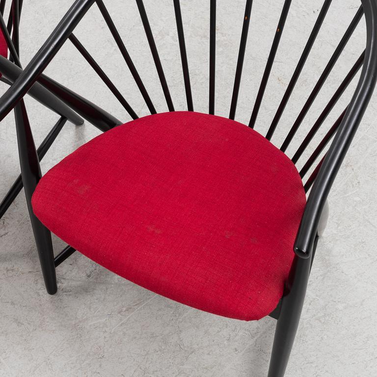 Sonna Rosén, karmstolar, ett par, "Solfjädern", Gemla, 2004-05.