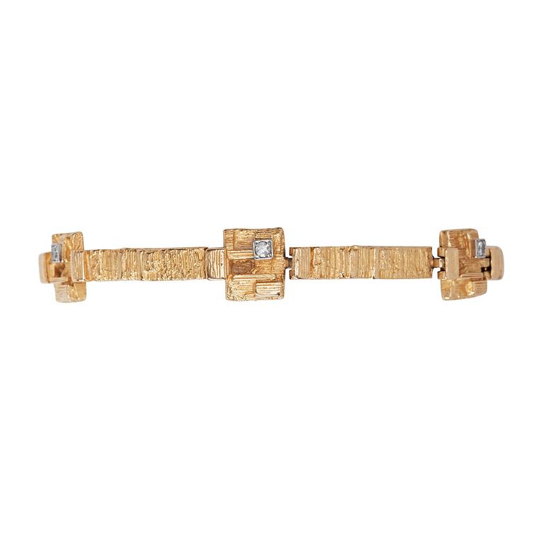 LAPPONIA, armband, Finland 1980, 18k.