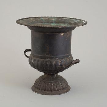 A mid 20th century metal champagne cooler.