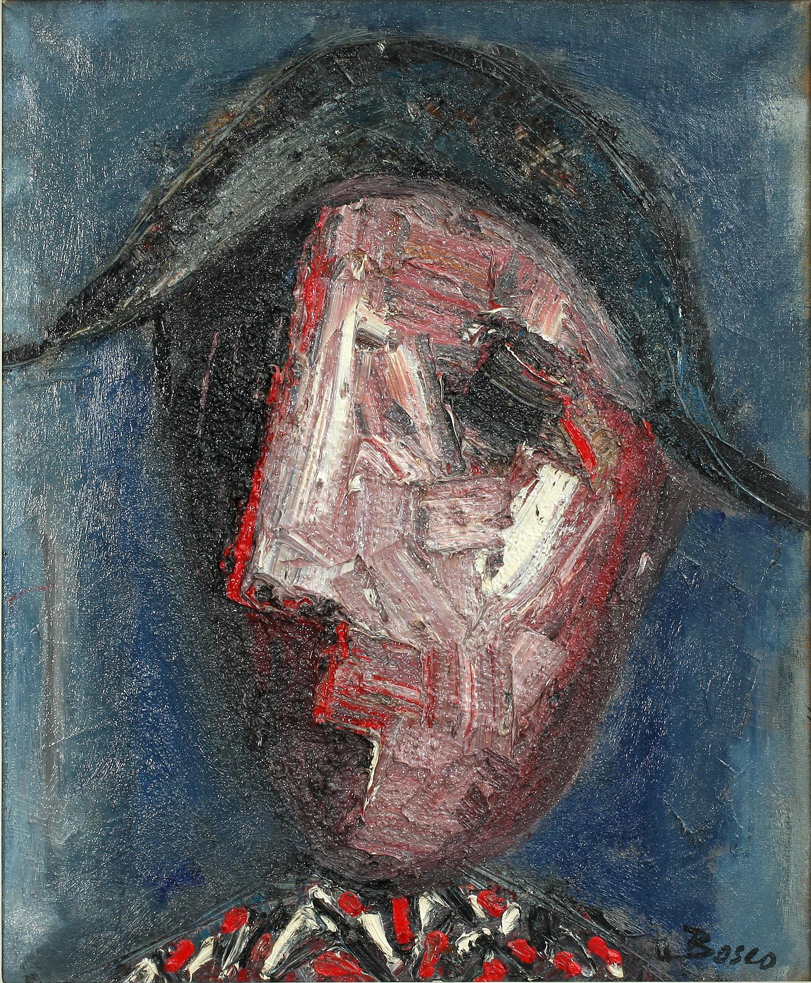 PIERRE BOSCO. Olja på duk, sign.