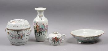 PARTI PORSLIN, 4 delar, Kina tidigt 1900-tal.