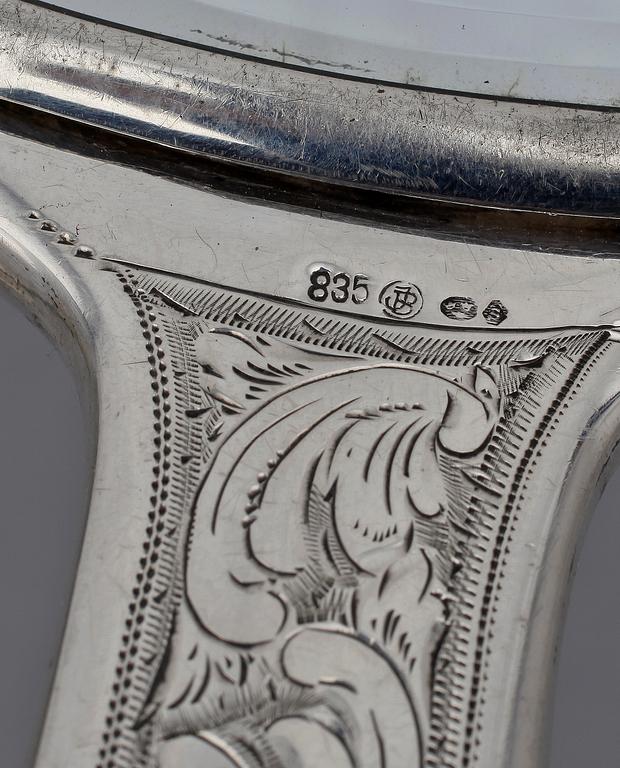 TOALETTSET, 3 delar, silver, svenska importstämplar, 1900-talets första hälft.
