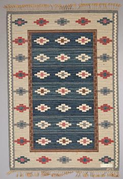 MATTA, Rölakan, Anna-Greta Sjöquist, monogramsignerad AGS. Ca 245 x 170 cm.