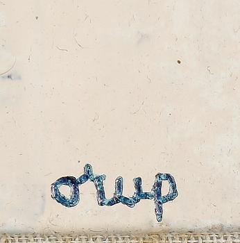 BENGT ORUP, olja på pannå, signerad.