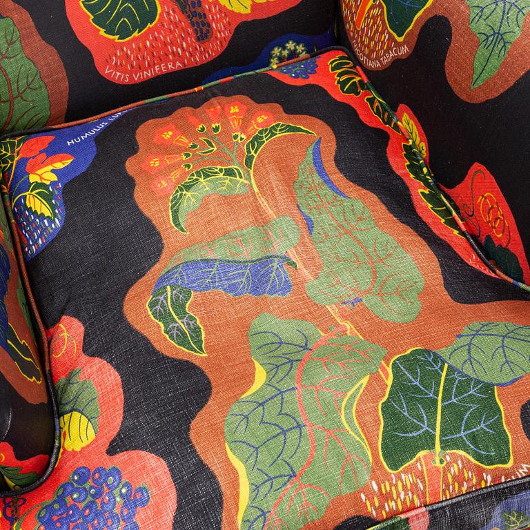 A model 336 easy chair by Josef Frank for Firma Svenskt Tenn.