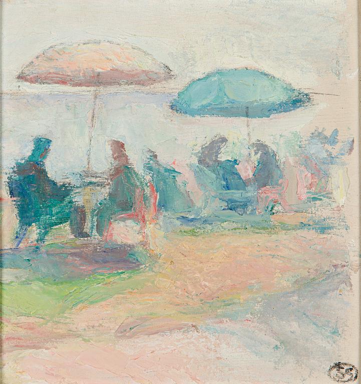 Sigrid Schauman, Terrass-vy.