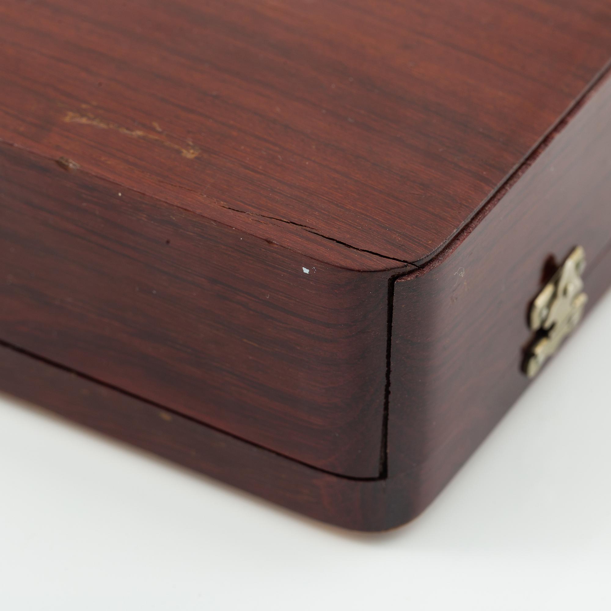 A case, marked Fabergé.