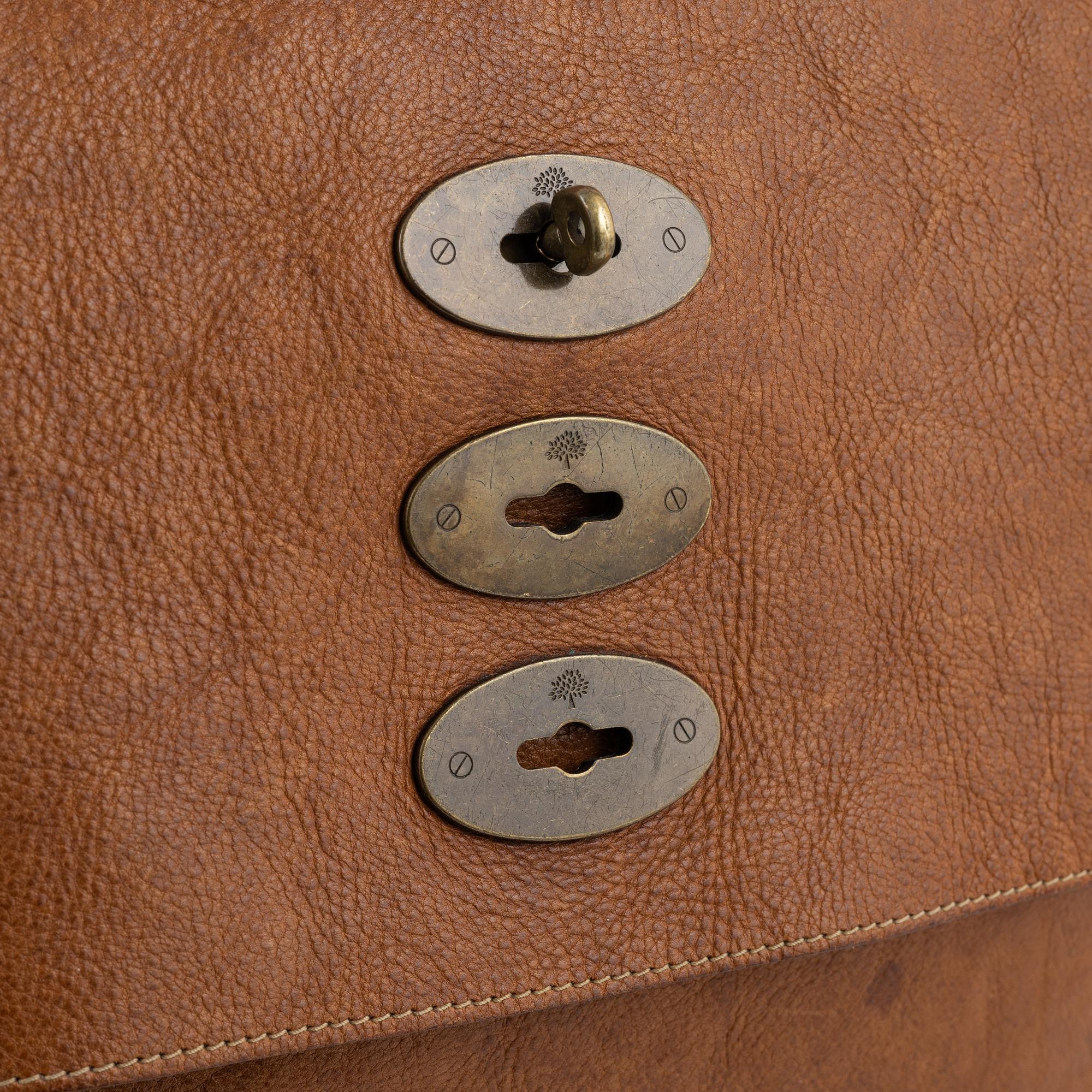 A Mulberry Anthony Messenger leather bag.