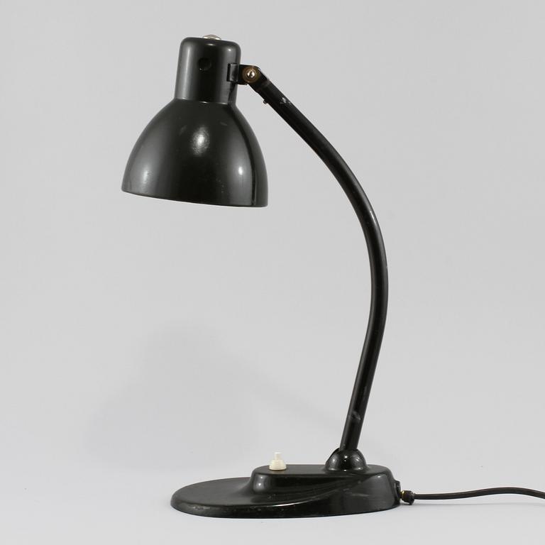 BORDSLAMPA, omkring 1900-talets mitt.