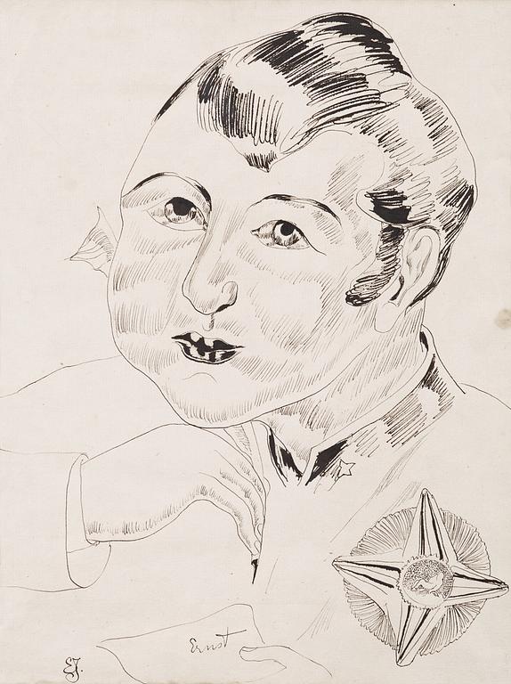 Ernst Josephson, Uniformerad man med kraschan.