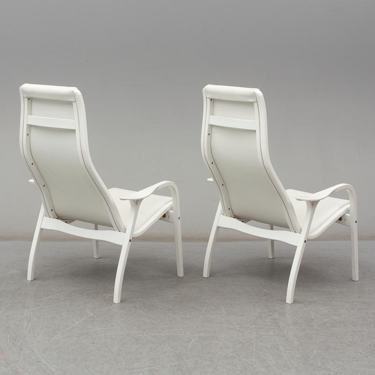 Five 'Lamino' easy chairs by Yngve Ekström from Swedese.