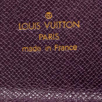 LOUIS VUITTON, a 'Marie Lou' wallet and a keyholder.