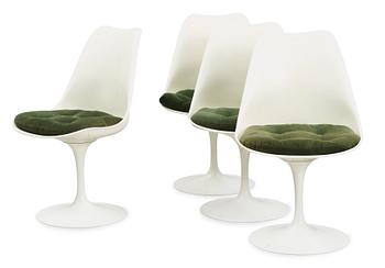 A set of four Eero Saarinen 'Tulip' chairs, Knoll International, USA.
