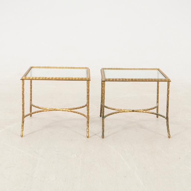 Side table, a pair, probably France, 1950s.