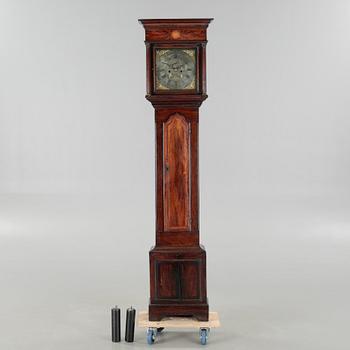 A grandfather clock from England, early 19th century.