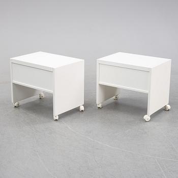 A pair of 'Avanti' bedside tables, Dux, 1980's.