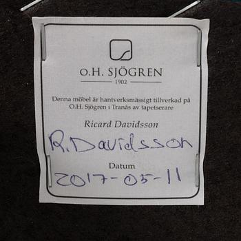 Josef Frank, soffa "Långsoffan", modell 3031, Firma Svenskt Tenn.