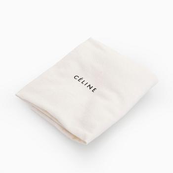 Céline, a black leather 'Trio Small' bag.