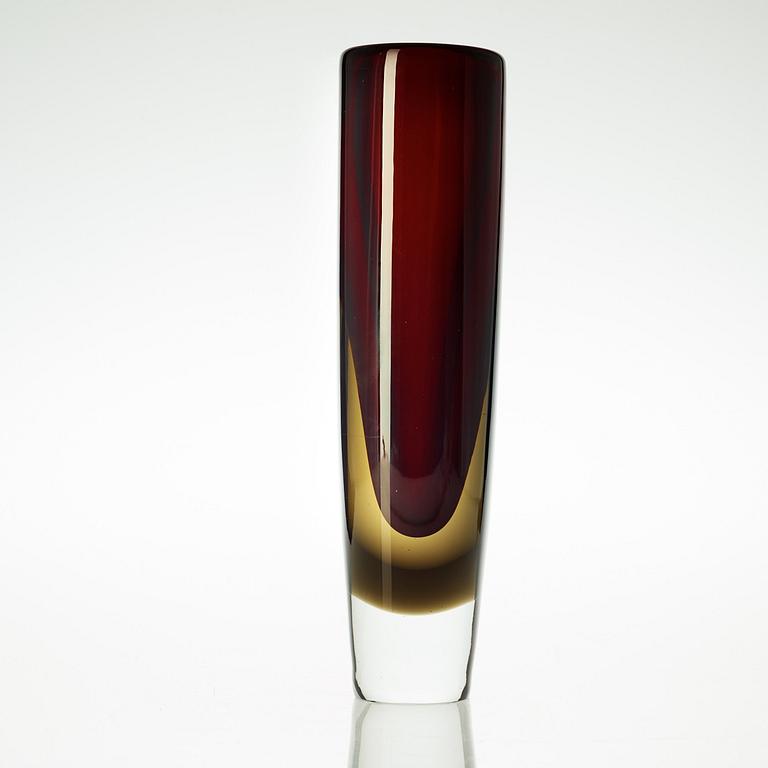 A Kaj Franck glass vase, Nuutajärvi, Notsjö, Finland 1959.