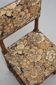 STOLAR, 6 st, snarlika, barock/barockstil, mestadels 1800-talets andra hälft.