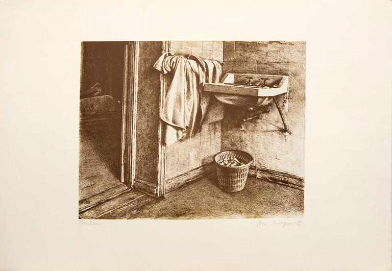 Ola Billgren, lithograph signed and dated 73.