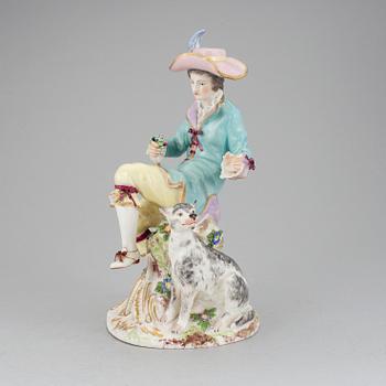 A MEISSEN PORCELAIN FIGURE, probably 19th century.