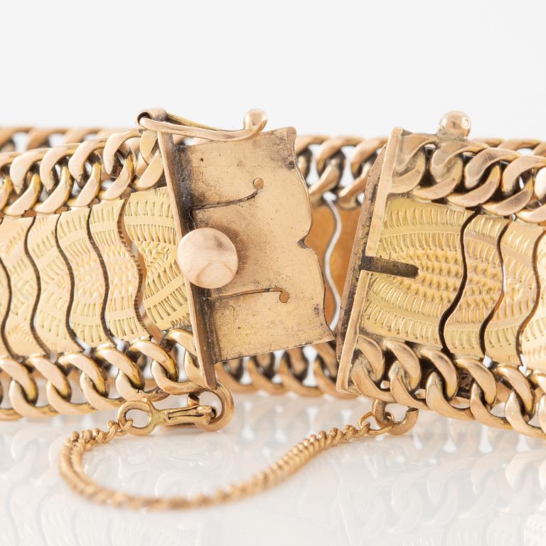 Bracelet 18K gold, Peru.