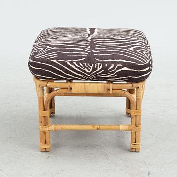 Josef Frank, armchair with footstool, model 311, Firma Svenskt Tenn.