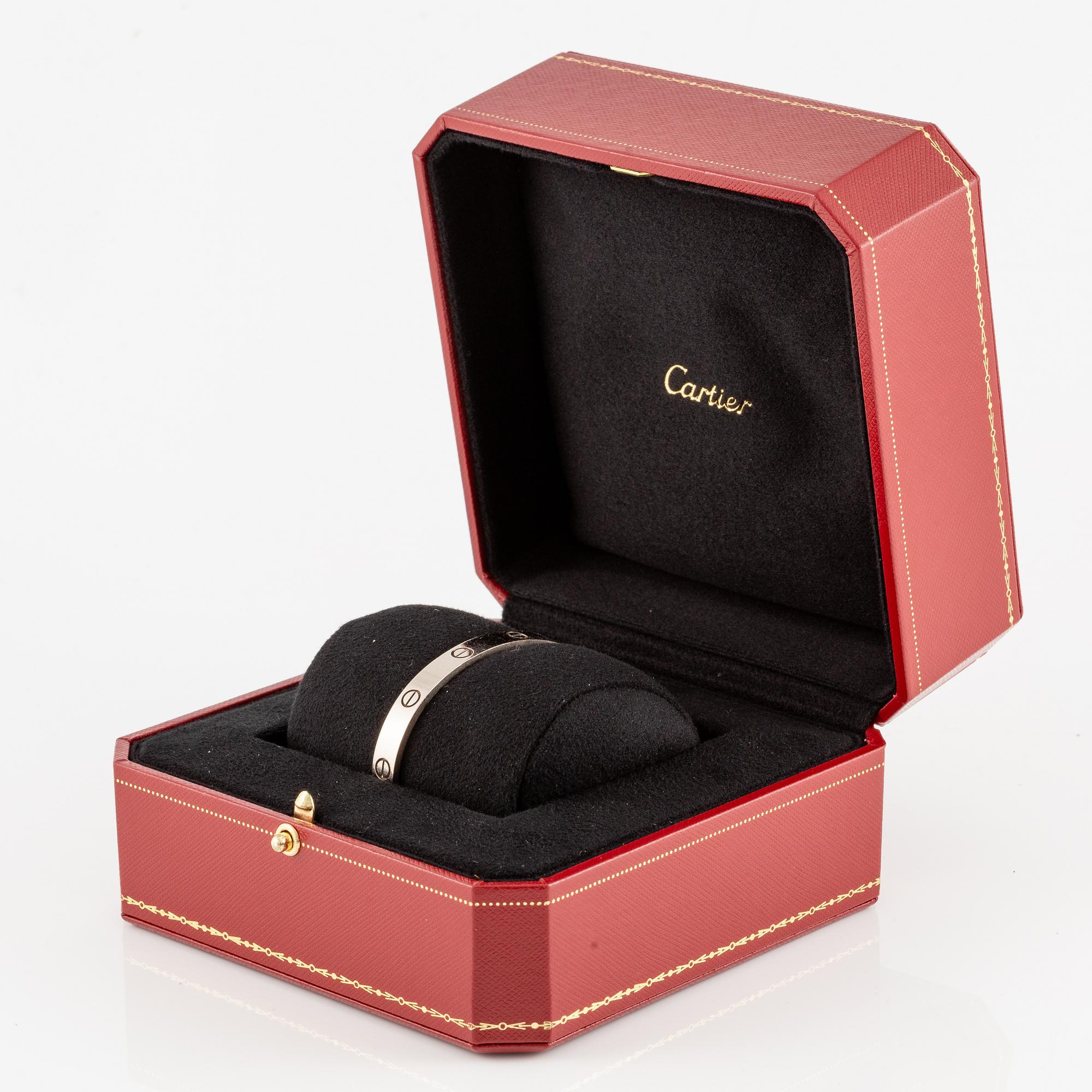 Cartier bracelet 18K white gold "Love".