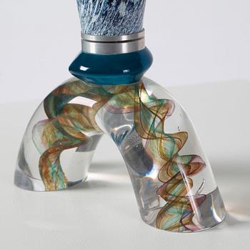A unique Kjell Engman glass sculpture, Kosta Boda, Sweden 1994.