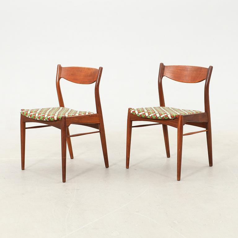 Chairs, a pair, mid-20th century, Denmark.