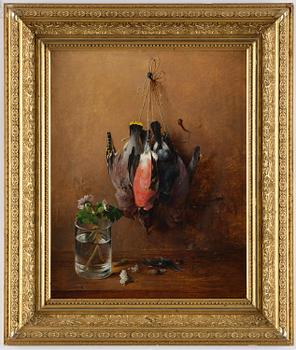 Henrik Theodor Lundh, Still life with birds.