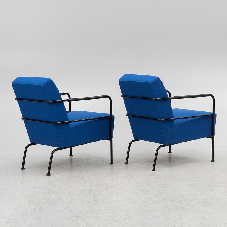 Gunilla Allard, a pair of "Cinema" armchairs, Lammhults, 1998.