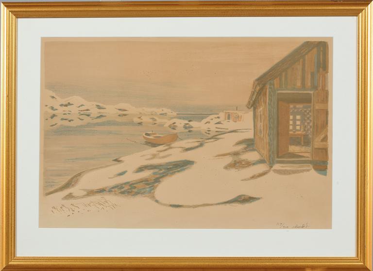 ROLAND SVENSSON, färglitografi, signerad och numrerad 159/260?.