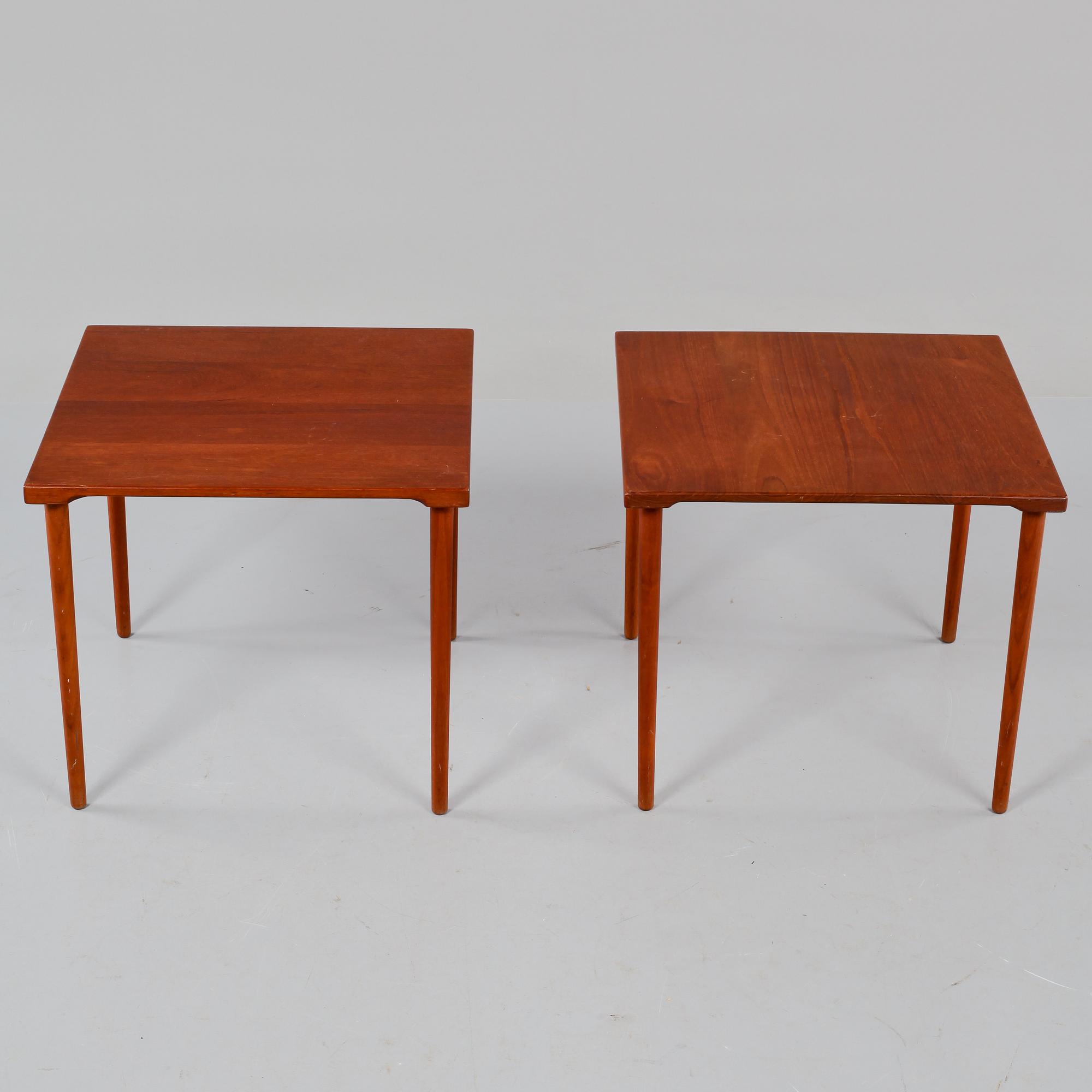 SIDOBORD, 2 st, France & Daverkosen, Danmark, 1900-talets andra hälft.