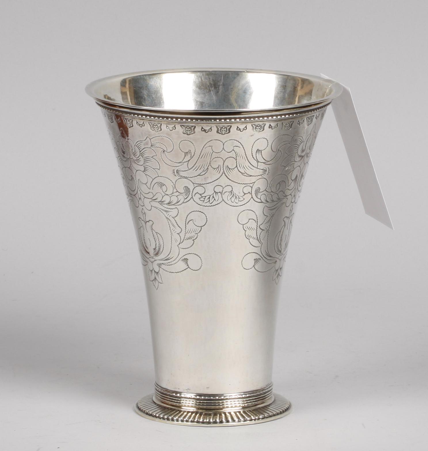 BÄGARE, silver, kopia av 1700-talstyp, ostämplad.