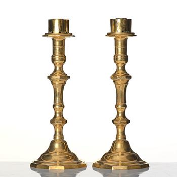 a pair of candle holders, first half of 20th century.