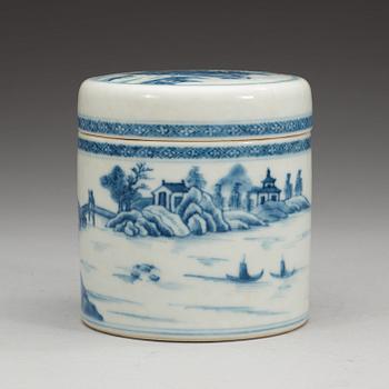 BURK med LOCK, kompaniporslin, Qing dynastin, Qianlong (1736-1795).