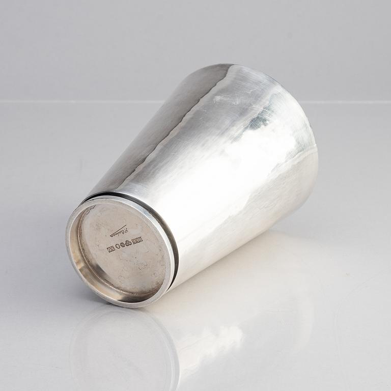 Sven Carlman, bägare, silver, CF Carlman, Stockholm, 1972.