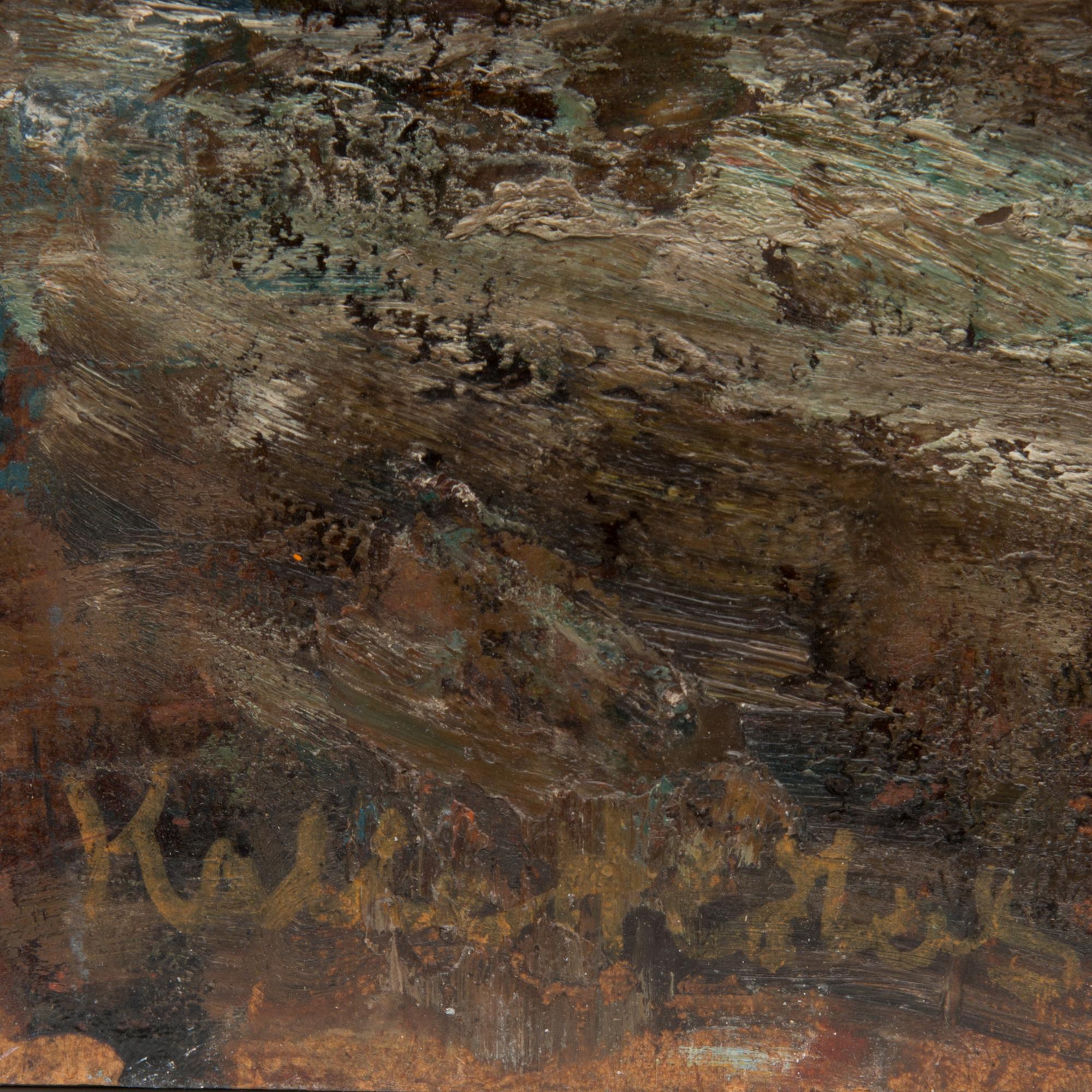 KALLE HEDBERG, oil on panel, signed.